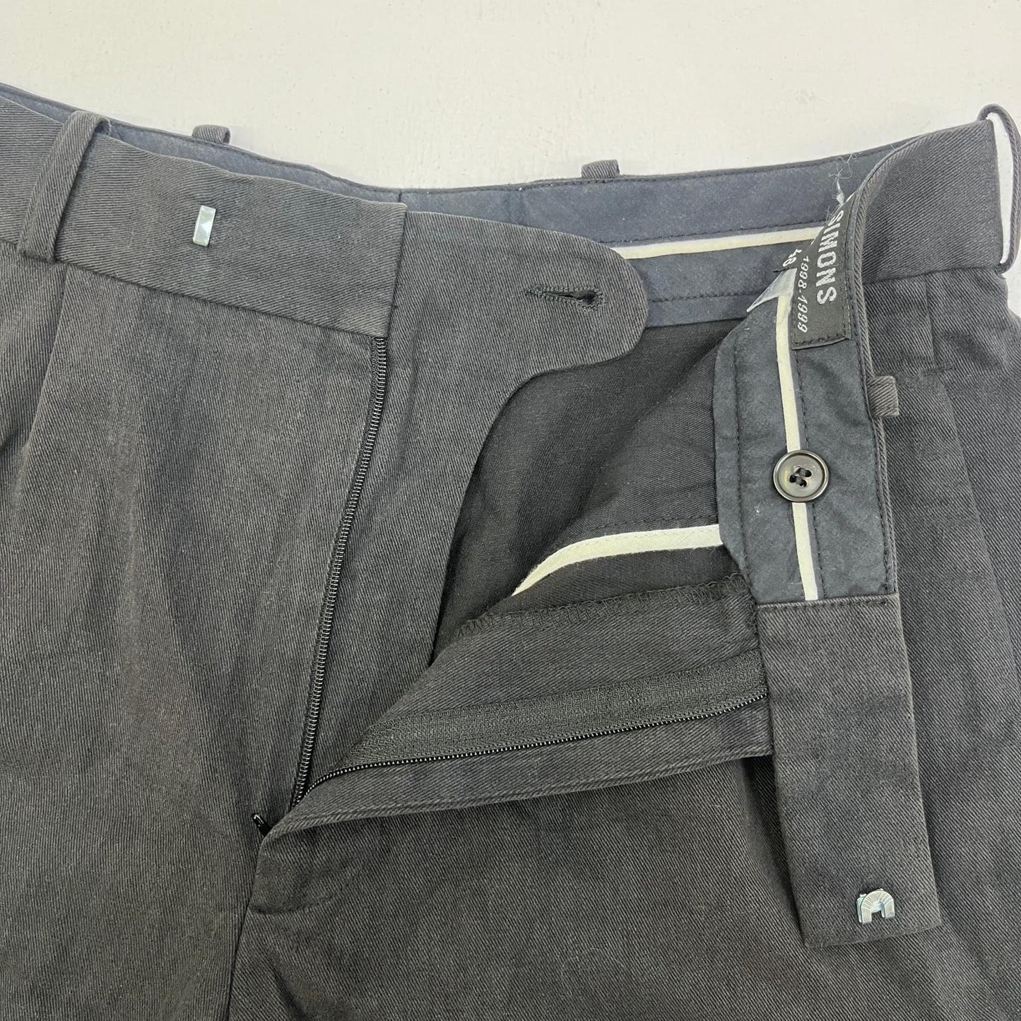 【中古】RAF SIMONS | ラフシモンズ wide trousers その他ボトムス ブラック サイズ：48【加古川店】