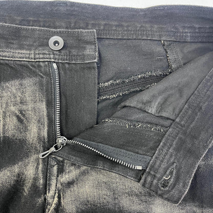 【中古】JULIUS | ユリウス BLEACHED WASHED SLIM DENIM PT デニムパンツ 867PAM7-D ブラック サイズ：2【加古川店】