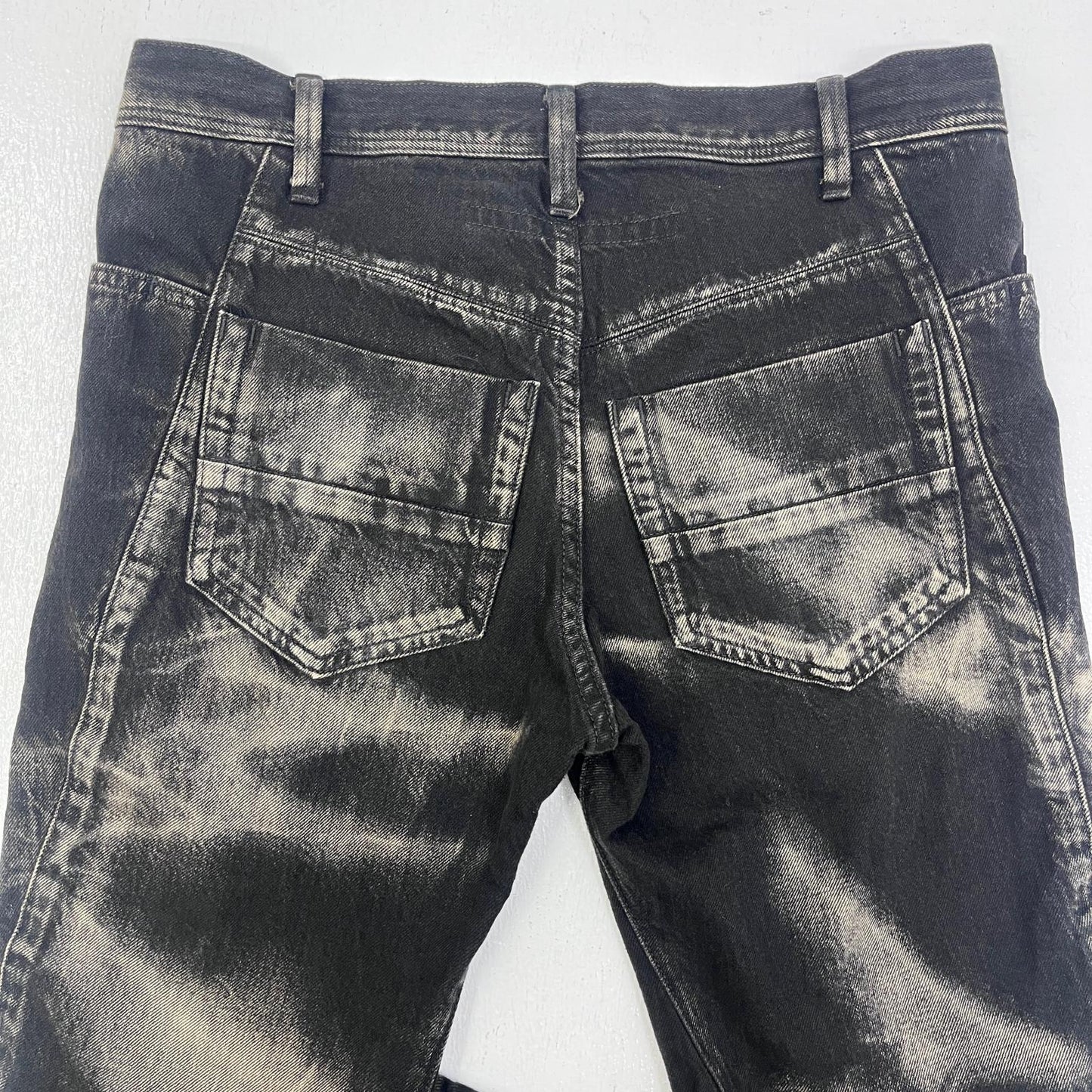 【中古】JULIUS | ユリウス BLEACHED WASHED SLIM DENIM PT デニムパンツ 867PAM7-D ブラック サイズ：2【加古川店】