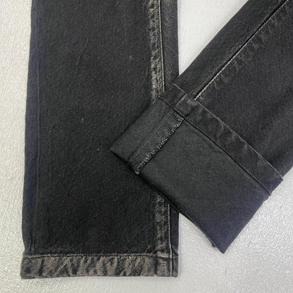 【中古】JULIUS | ユリウス BLEACHED WASHED SLIM DENIM PT デニムパンツ 867PAM7-D ブラック サイズ：2【加古川店】