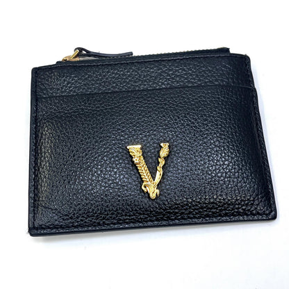 【中古】VERSACE | ヴェルサーチ Virtus カードケース ブラック【加古川店】