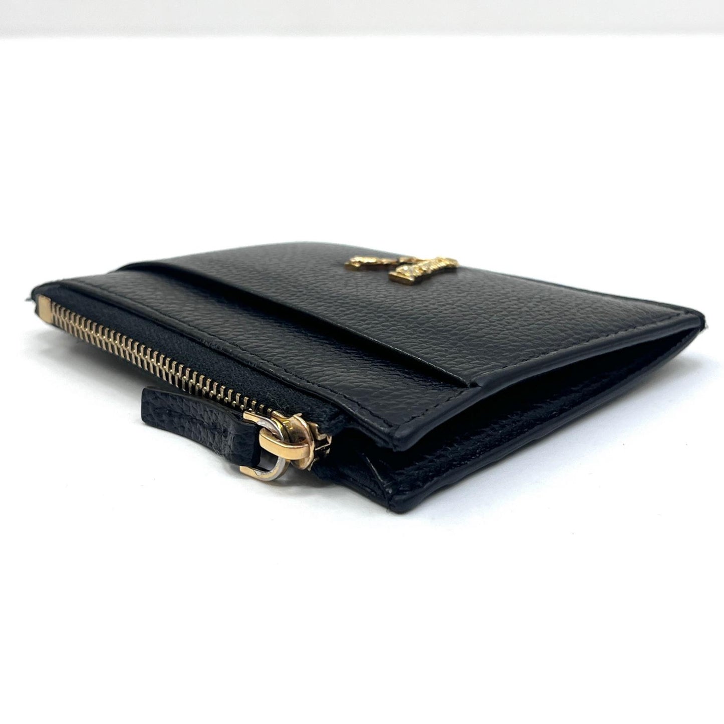 【中古】VERSACE | ヴェルサーチ Virtus カードケース ブラック【加古川店】
