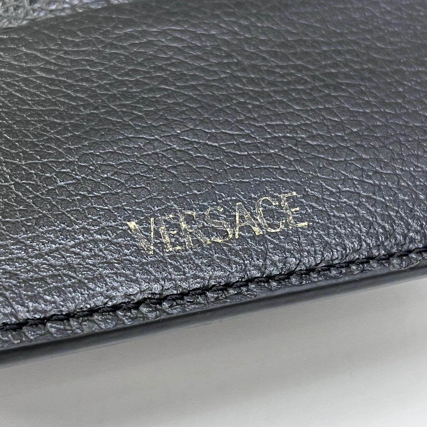 【中古】VERSACE | ヴェルサーチ Virtus カードケース ブラック【加古川店】