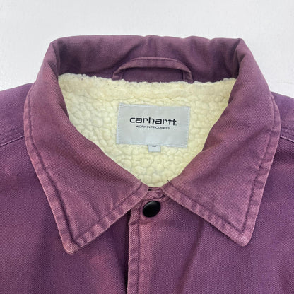 【中古】Carhartt WIP | カーハートダブリューアイピー CANVAS COACH JACKET その他アウター IO26723 パープル サイズ：M【加古川店】