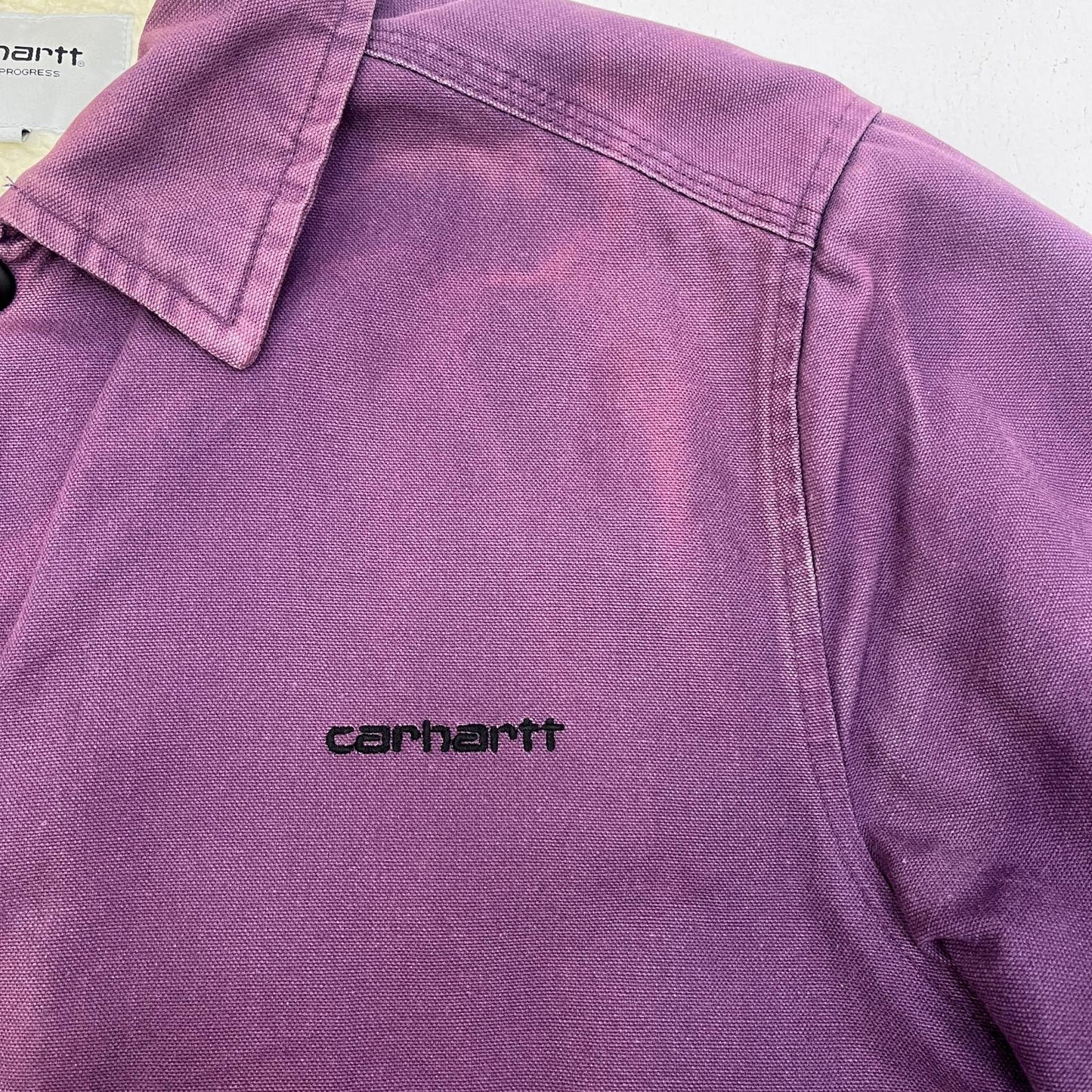 【中古】Carhartt WIP | カーハートダブリューアイピー CANVAS COACH JACKET その他アウター IO26723 パープル サイズ：M【加古川店】