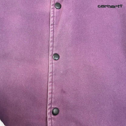 【中古】Carhartt WIP | カーハートダブリューアイピー CANVAS COACH JACKET その他アウター IO26723 パープル サイズ：M【加古川店】