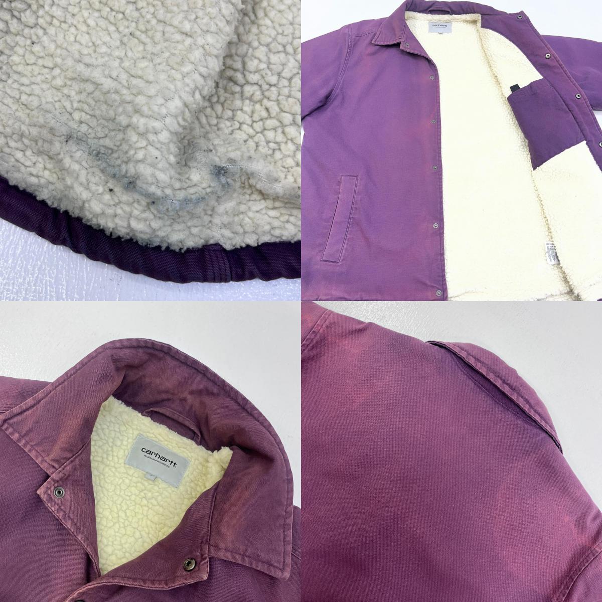 【中古】Carhartt WIP | カーハートダブリューアイピー CANVAS COACH JACKET その他アウター IO26723 パープル サイズ：M【加古川店】