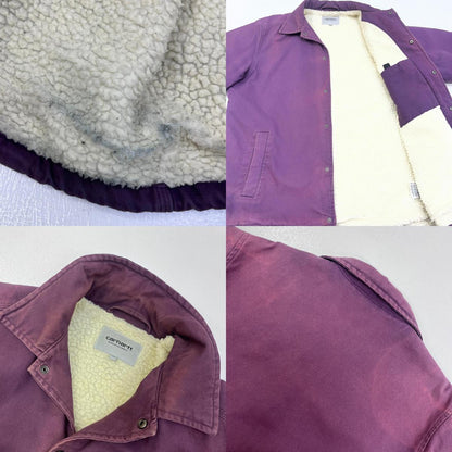 【中古】Carhartt WIP | カーハートダブリューアイピー CANVAS COACH JACKET その他アウター IO26723 パープル サイズ：M【加古川店】