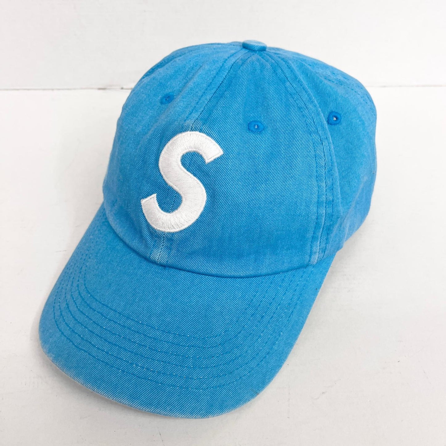 Supreme | シュプリーム Pigment Coated S Logo 6-Panel キャップ ライトブルー