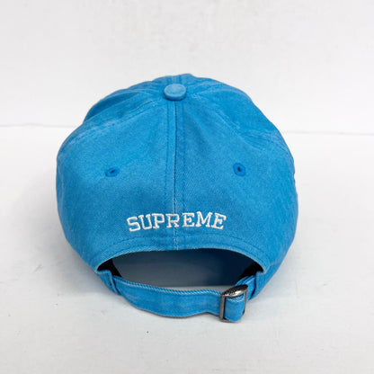 Supreme | シュプリーム Pigment Coated S Logo 6-Panel キャップ ライトブルー