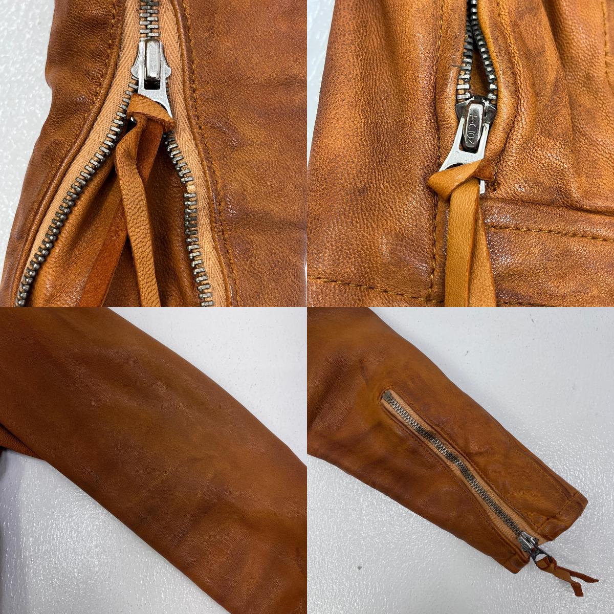 【中古】TMT | ティーエムティー レザー TJK-S1201 ブラウン サイズ：S【加古川店】