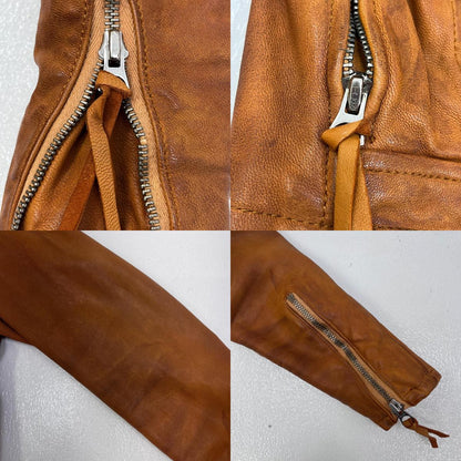 【中古】TMT | ティーエムティー レザー TJK-S1201 ブラウン サイズ：S【加古川店】