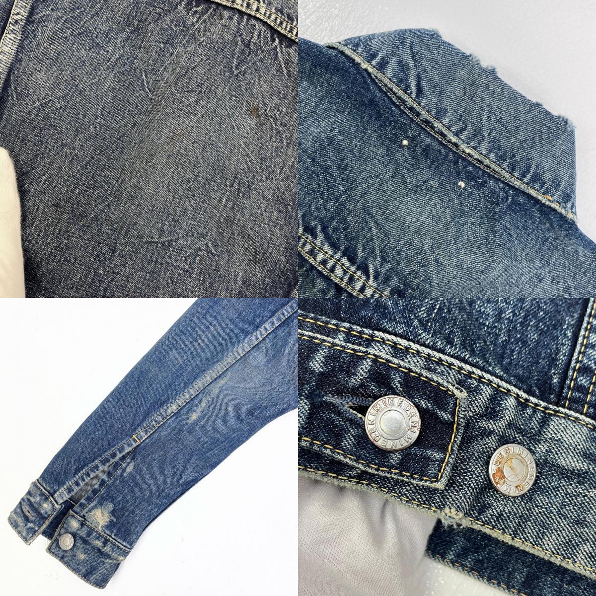 【中古】MINEDENIM | マインデニム CF-GJKT USD used加工 デニム gkt-801ud-85-012-3 インディゴ サイズ：1【加古川店】