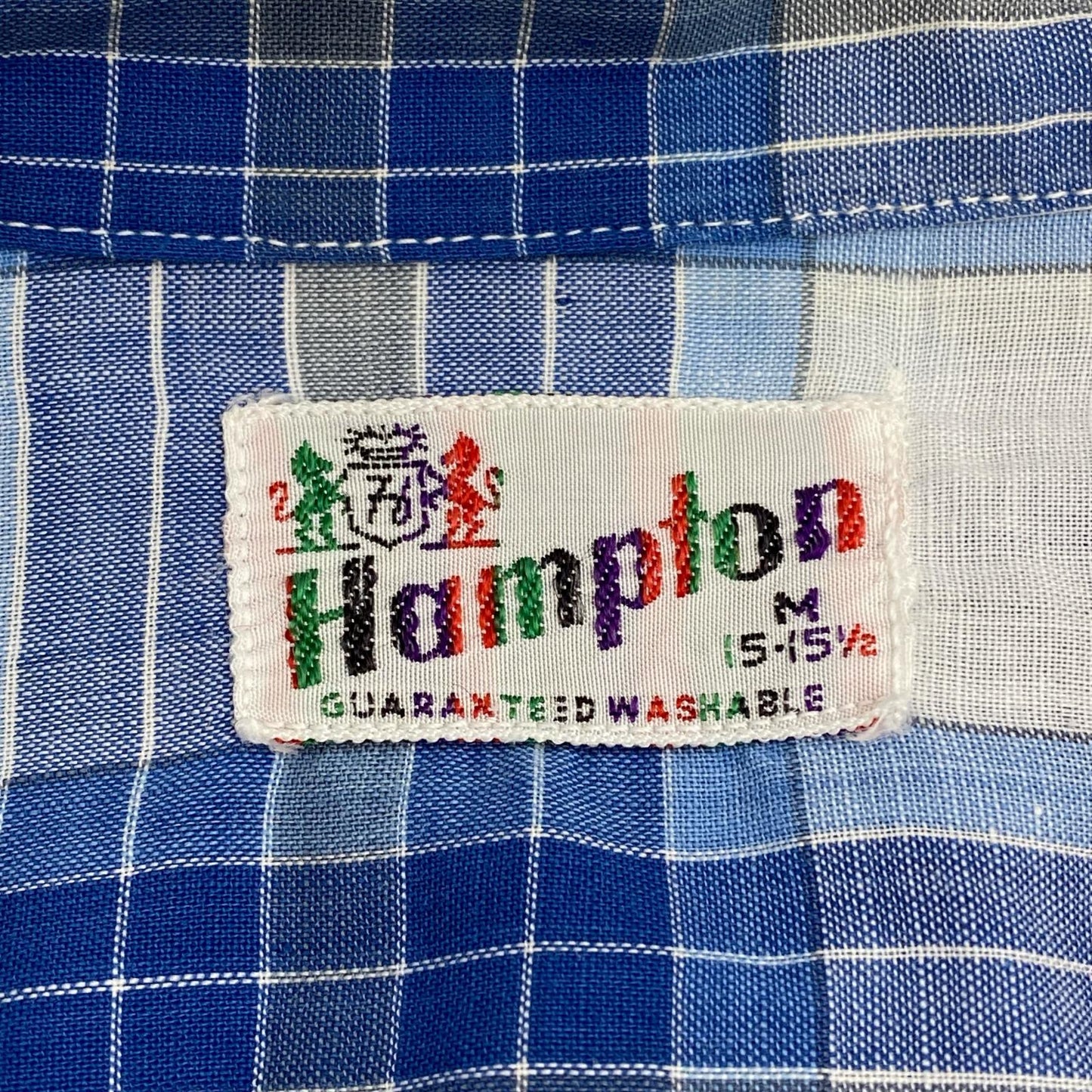 【中古】VINTAGE衣料 | ヴィンテージイリョウ HAMPTON:CHECK L/S SHIRT 長袖シャツ サイズ：M【加古川店】