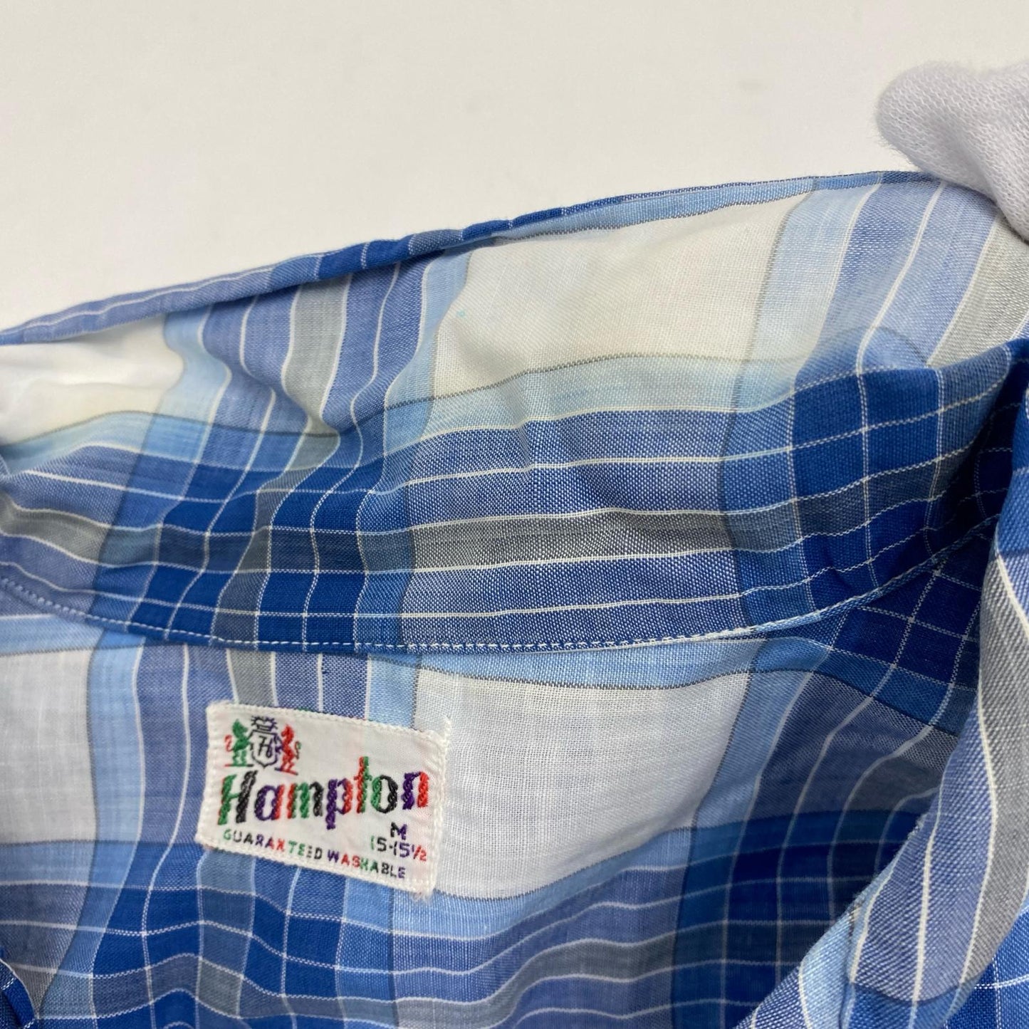 【中古】VINTAGE衣料 | ヴィンテージイリョウ HAMPTON:CHECK L/S SHIRT 長袖シャツ サイズ：M【加古川店】