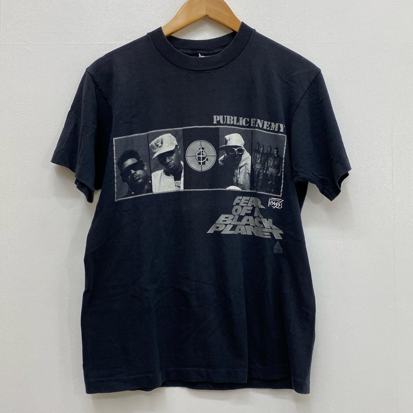 【中古】 public enemy:fear of a black planet fruit of the loom 半袖Ｔシャツ ブラック サイズ：M【加古川店】