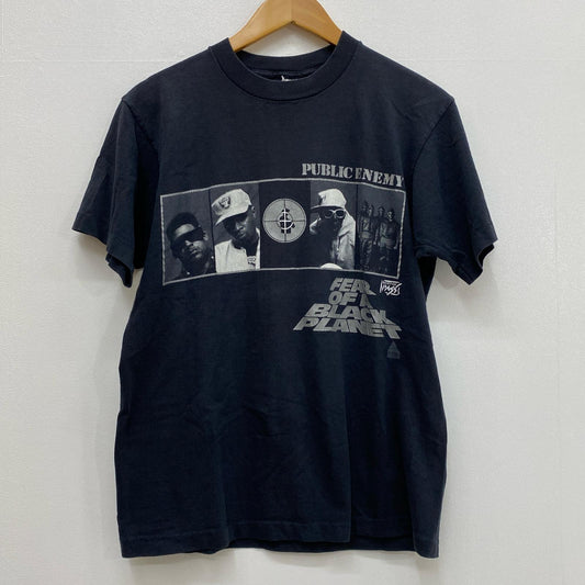 【中古】 public enemy:fear of a black planet fruit of the loom 半袖Ｔシャツ ブラック サイズ：M【加古川店】