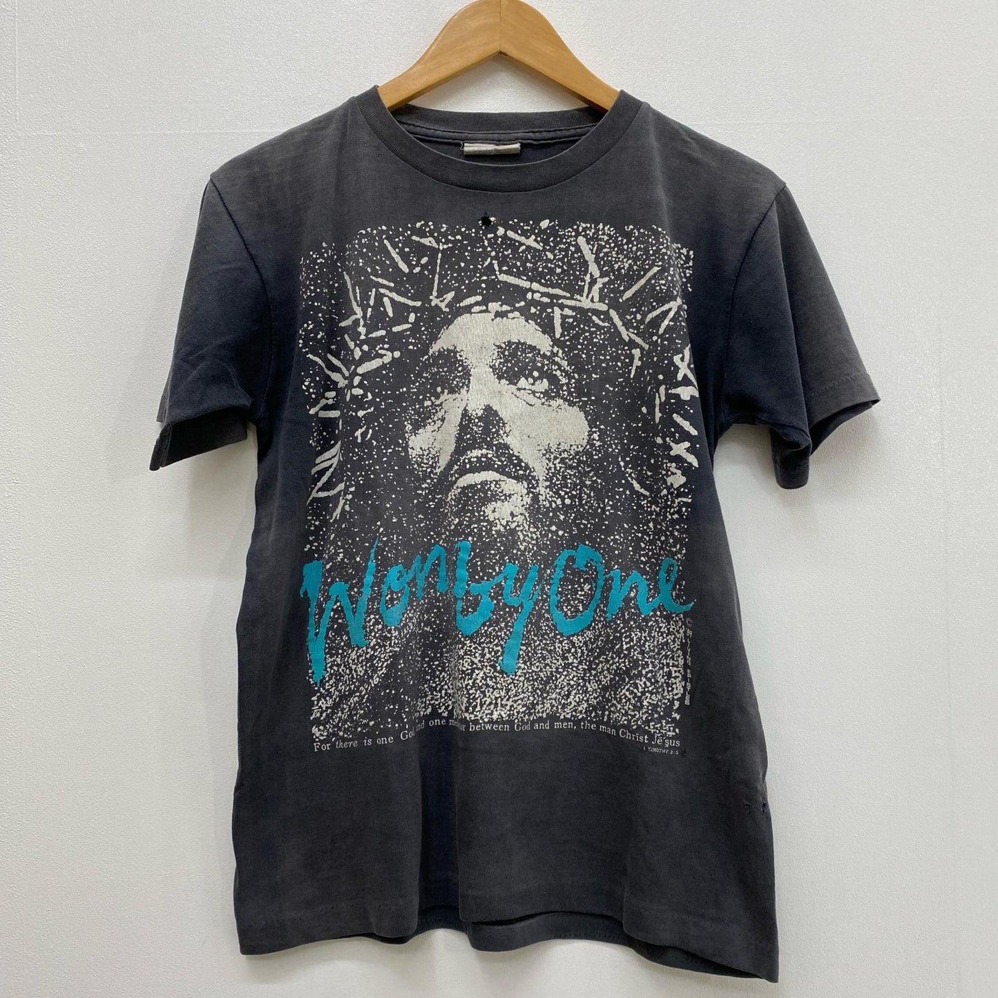 【中古】 jesus won by one living epistles 半袖Ｔシャツ グレー サイズ：M【加古川店】