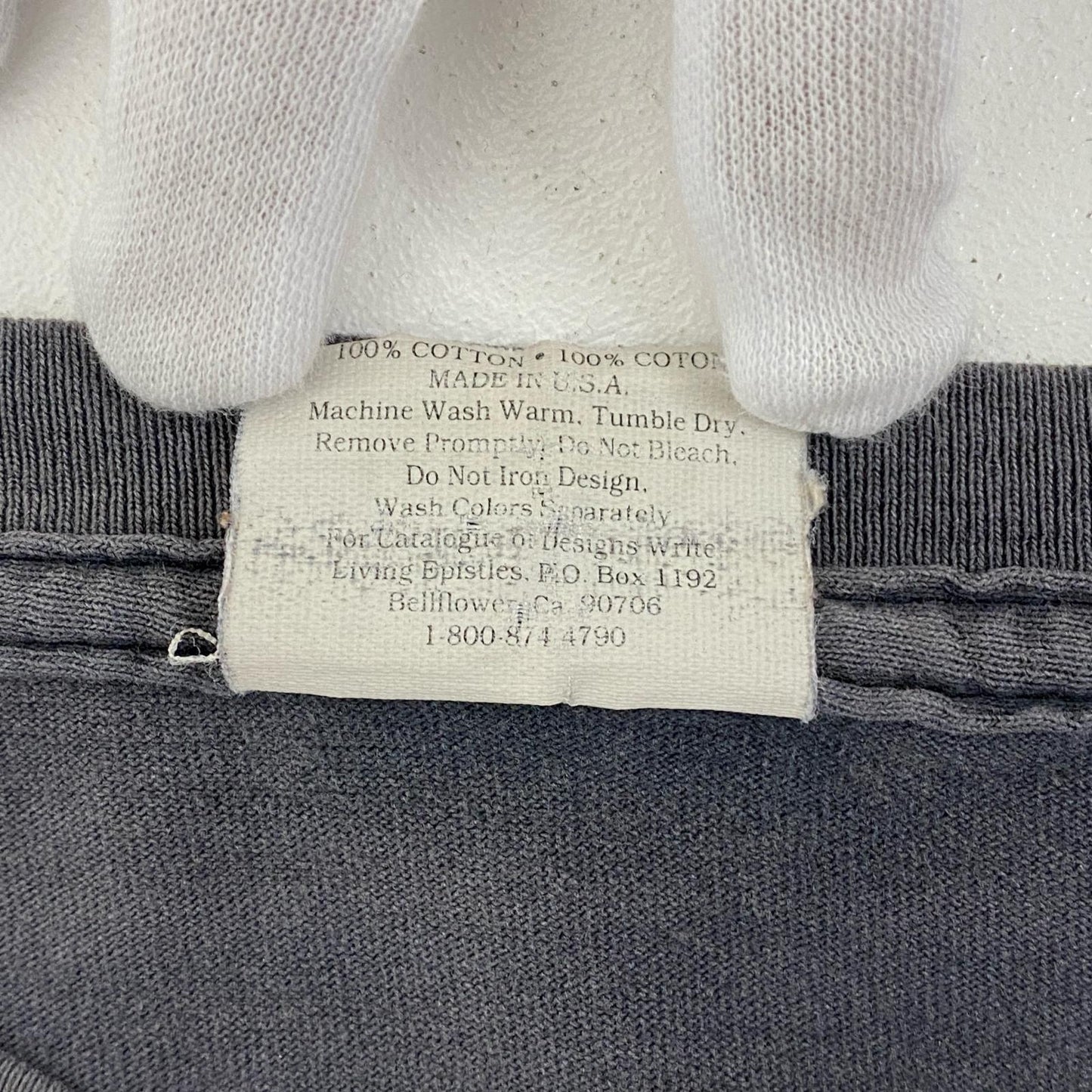【中古】 jesus won by one living epistles 半袖Ｔシャツ グレー サイズ：M【加古川店】