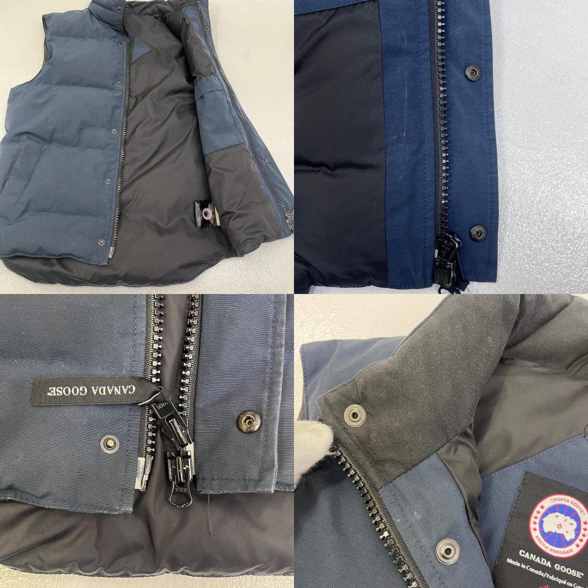 【中古】CANADA GOOSE | カナダグース GARSON VEST ダウンベスト 4151M ネイビー サイズ：S【加古川店】