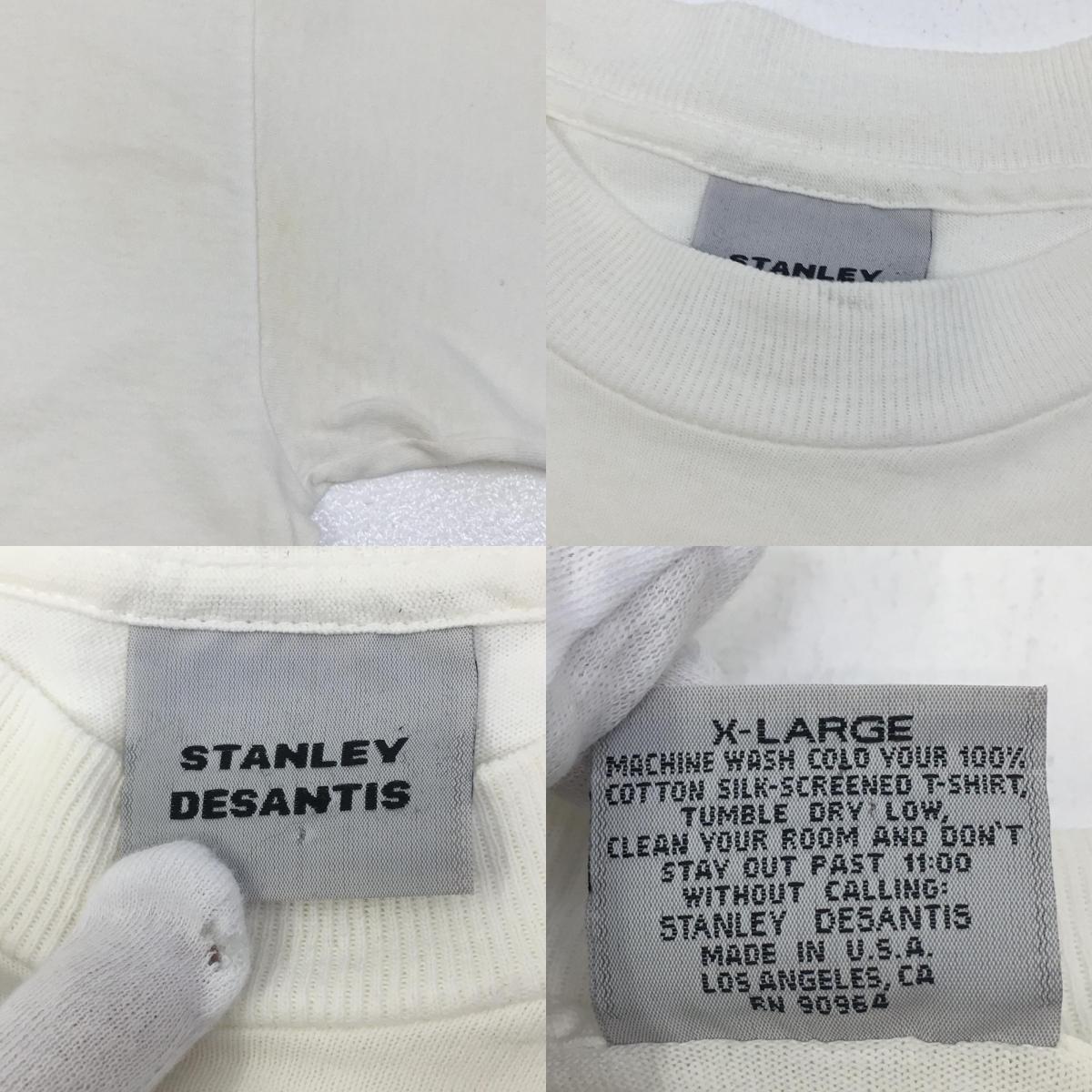 【中古】 BEAVIS AND BUTT-HEAD:STANLEY DESANTIS 半袖Ｔシャツ 90s ホワイト サイズ：XL【加古川店】