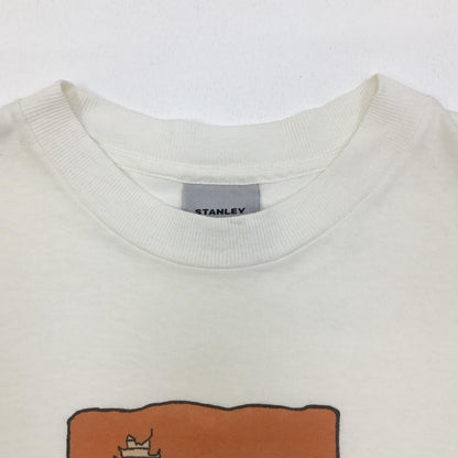 【中古】 BEAVIS AND BUTT-HEAD:STANLEY DESANTIS 半袖Ｔシャツ 90s ホワイト サイズ：XL【加古川店】
