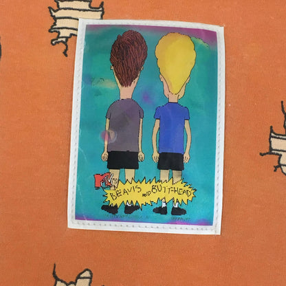 【中古】 BEAVIS AND BUTT-HEAD:STANLEY DESANTIS 半袖Ｔシャツ 90s ホワイト サイズ：XL【加古川店】