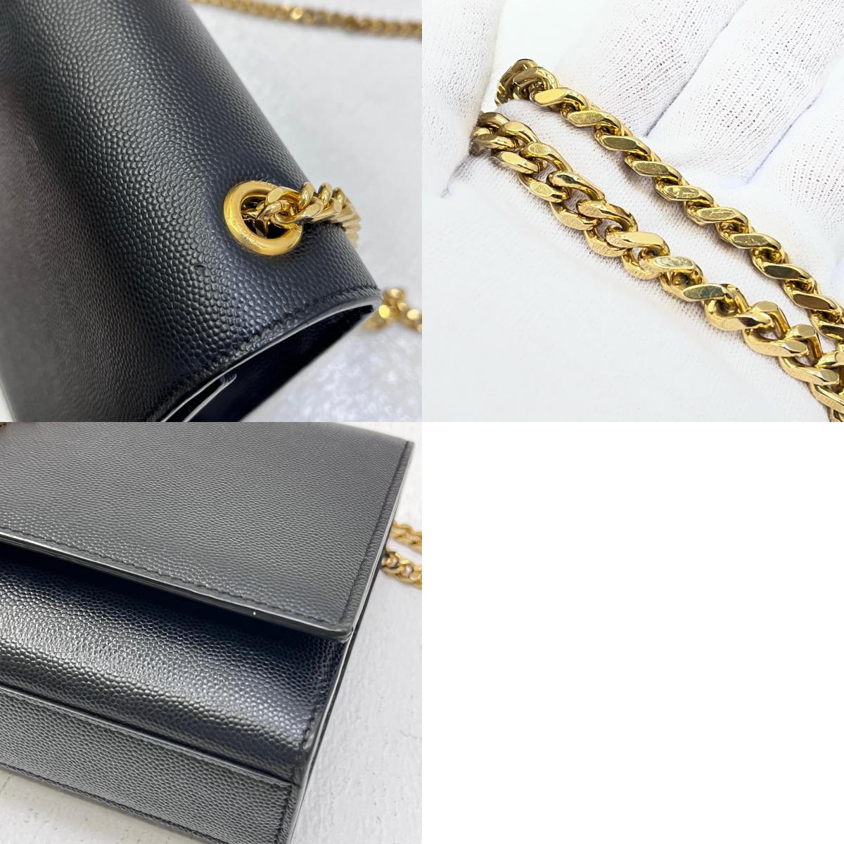 【中古】SAINT LAURENT | サンローラン KATE S ショルダーバッグ 469390 ブラック【加古川店】