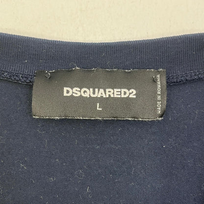 【中古】DSQUARED2 | ディースクエアード 国内正規品 半袖Ｔシャツ S74GD0762 ネイビー サイズ：L【加古川店】