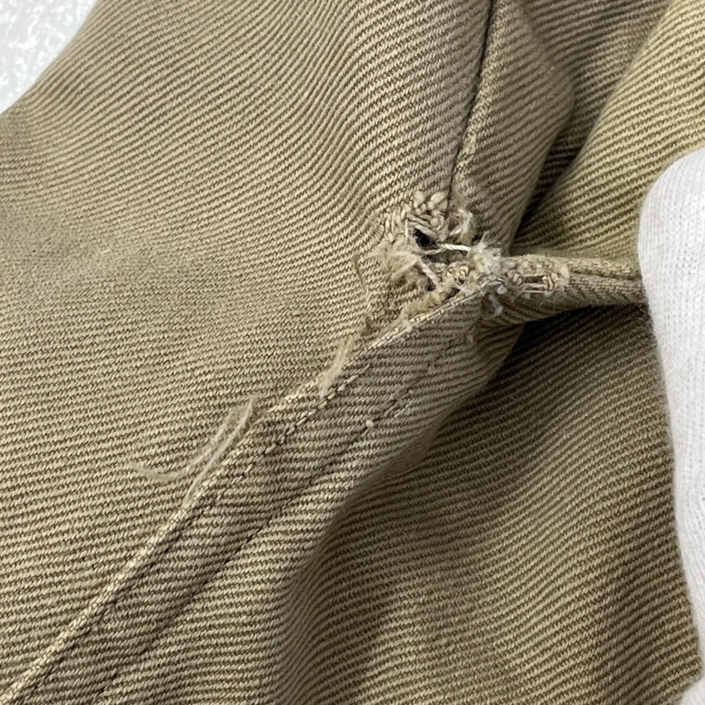 【中古】MILITARY衣料 | ミリタリーイリョウ フランス軍:M52 後期 チノパンツ ベージュ サイズ：35【加古川店】