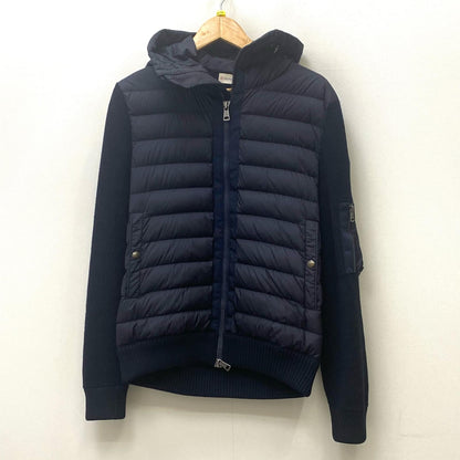 【中古】MONCLER | モンクレール CARDIGAN TRICOT ダウンジャケット H20919B50800 ネイビー サイズ：M【加古川店】