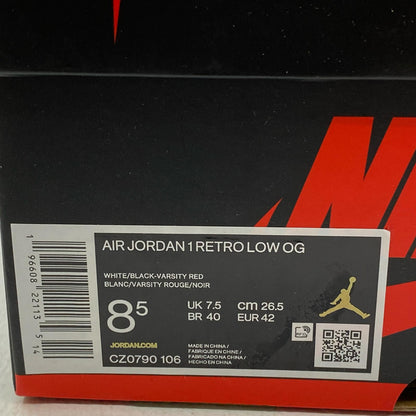 【中古】NIKE | ナイキ Air Jordan 1 Retro Low OG スニーカー CZ0790-106 レッド【加古川店】