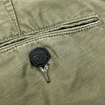【中古】RRL(RALPH LAUREN) | ダブルアールエルラルフローレン military shorts ショートパンツ カーキ サイズ：34【加古川店】