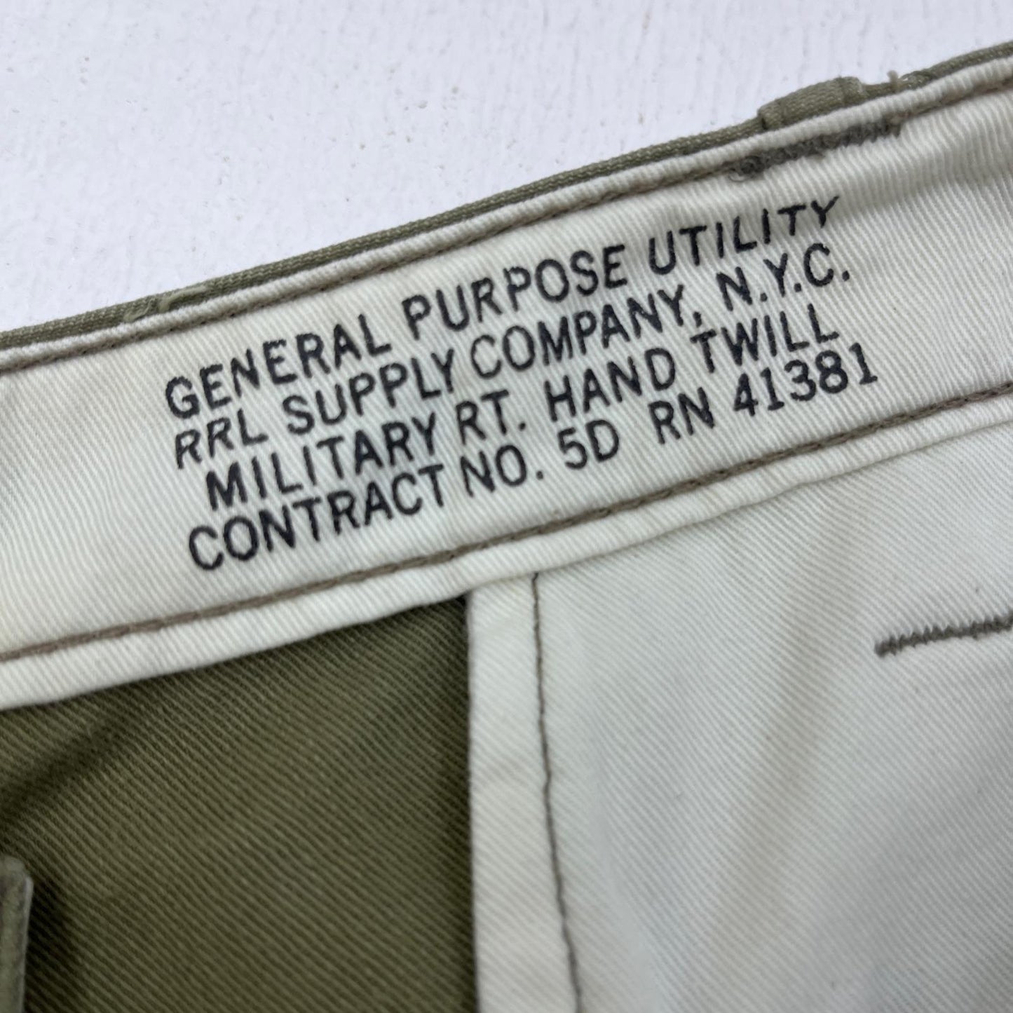 【中古】RRL(RALPH LAUREN) | ダブルアールエルラルフローレン military shorts ショートパンツ カーキ サイズ：34【加古川店】