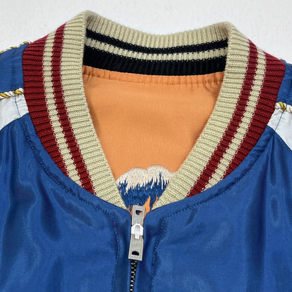 【中古】TAILOR TOYO(東洋エンタープライズ) | テイラートウヨウテイラートーヨー TIGER HEAD×JAPAN MAP スーベニアジャケット TT15877 リバーシブル サイズ：M【加古川店】