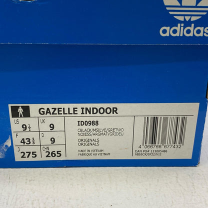 【中古】adidas | アディダス Gazelle Indoor スニーカー ID0988 ブラック【加古川店】