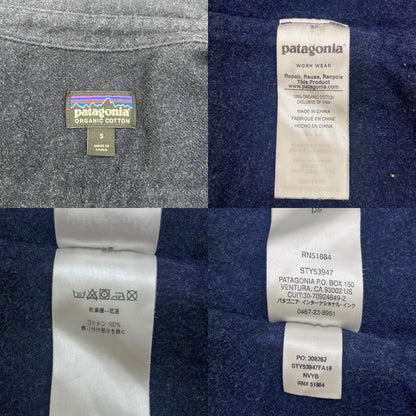 【中古】patagonia | パタゴニア フィヨルド・フランネル・シャツ 長袖シャツ 53947 ネイビー サイズ：S【加古川店】