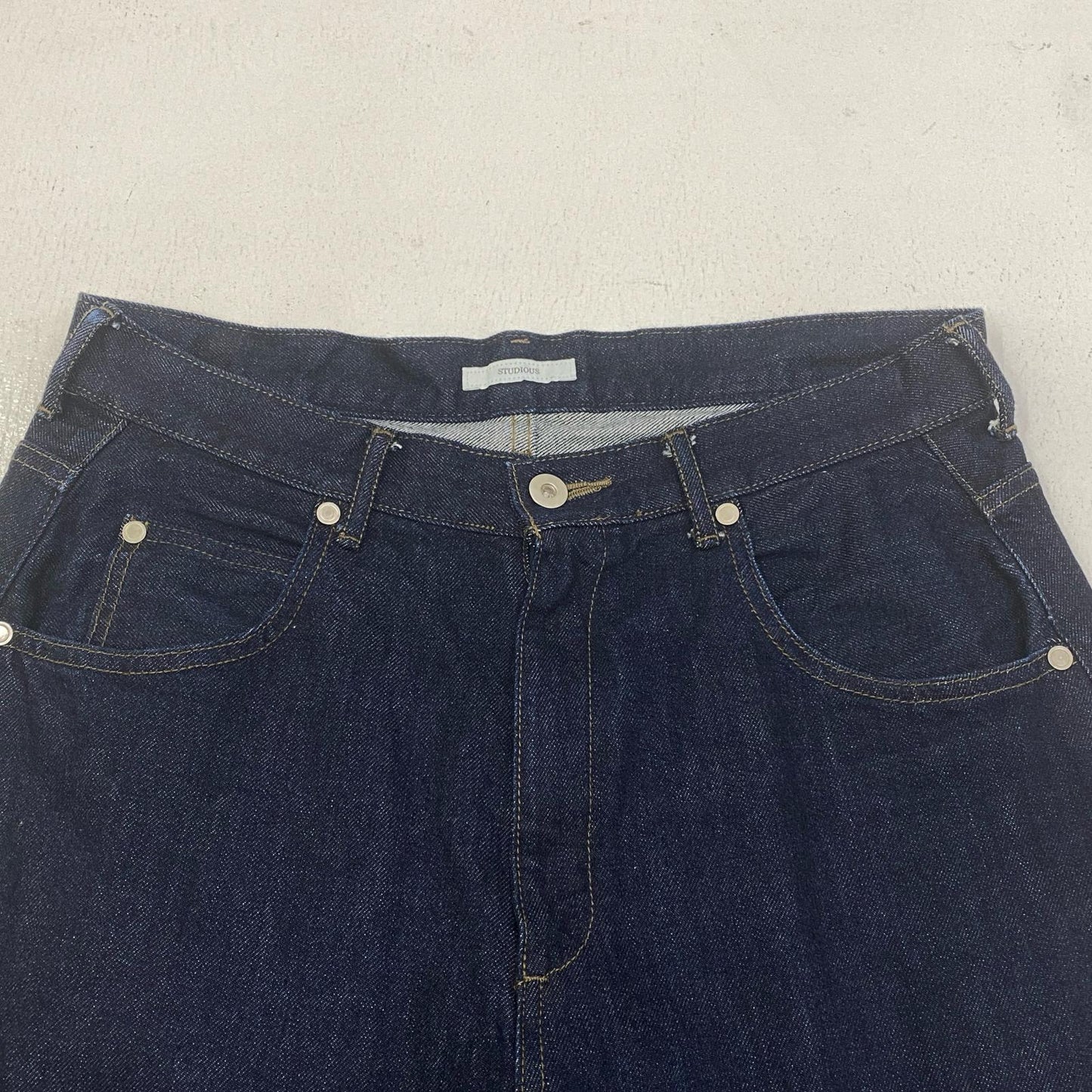 【中古】STUDIOUS | ステュディオス Balloon Denim pants デニムパンツ 115240595 インディゴ サイズ：1【加古川店】