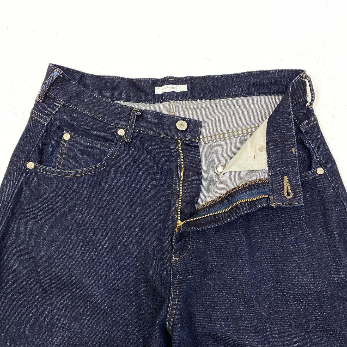 【中古】STUDIOUS | ステュディオス Balloon Denim pants デニムパンツ 115240595 インディゴ サイズ：1【加古川店】