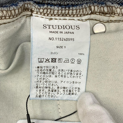 【中古】STUDIOUS | ステュディオス Balloon Denim pants デニムパンツ 115240595 インディゴ サイズ：1【加古川店】