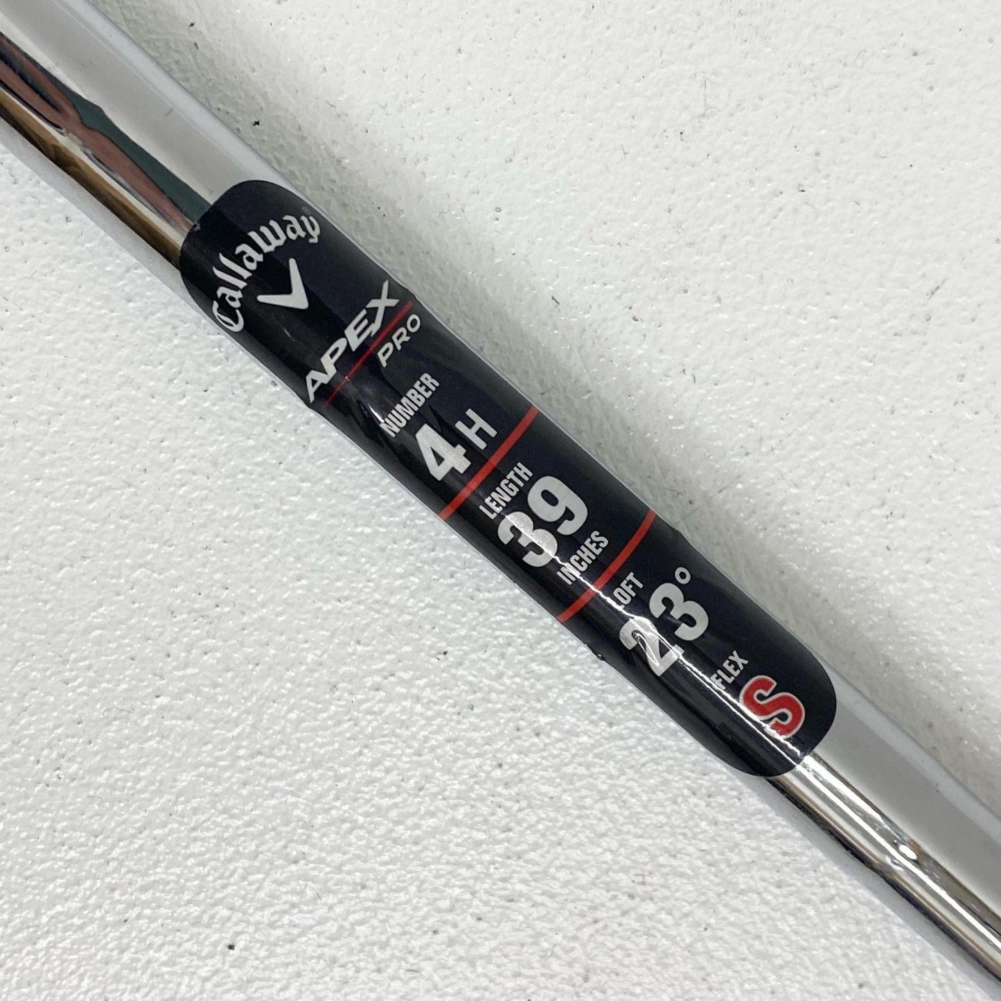 【中古】【ゴルフ用品】 Callaway | キャロウェイ シャフト長(in):約約39inch APEX(2021) 4U 23° NS.PRO 950GH NEO 約39インチ フレックスS ヘッドカバー付き【加古川店】