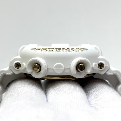 【中古】G-SHOCK | ジーショック FROGMAN ICERC 30周年記念 腕時計 GW-8201K ホワイト【加古川店】