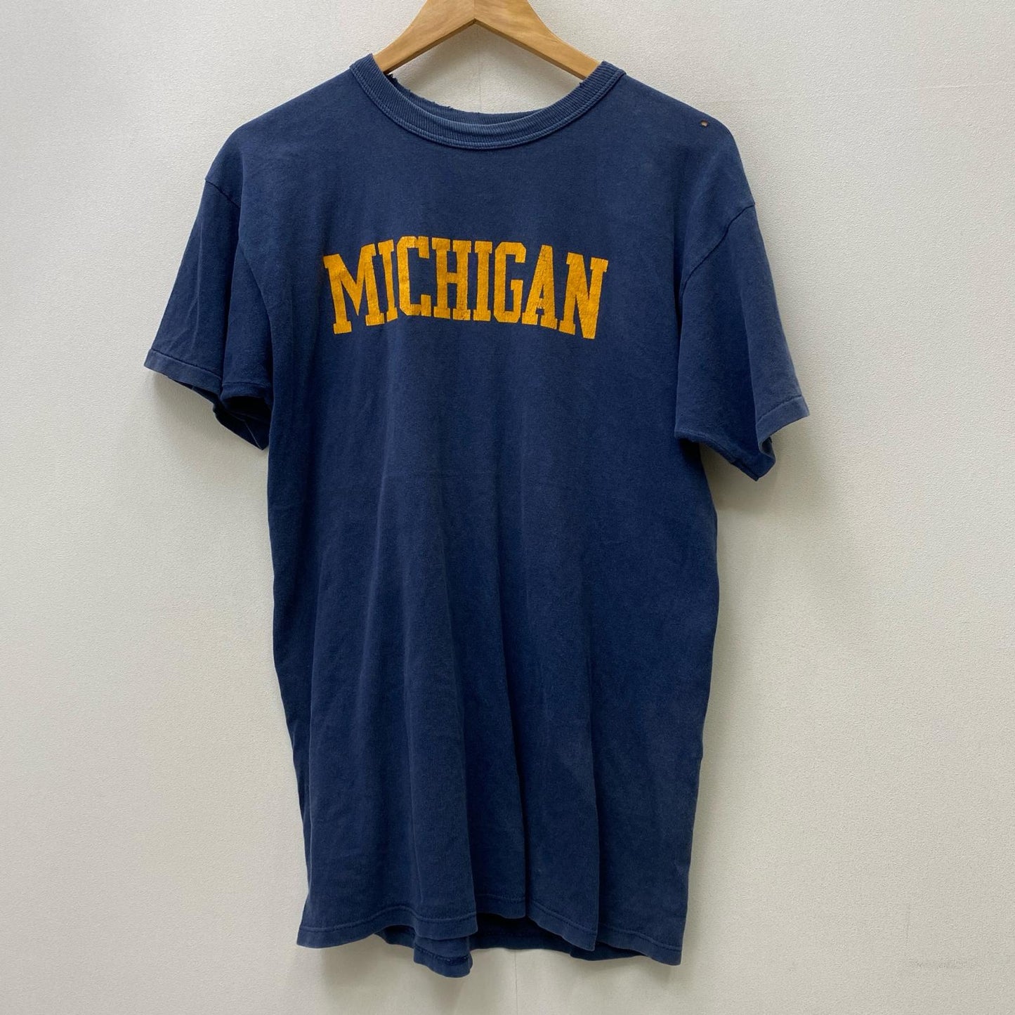 【中古】Champion | チャンピオン MICHIGAN 半袖Ｔシャツ ネイビー サイズ：L【加古川店】