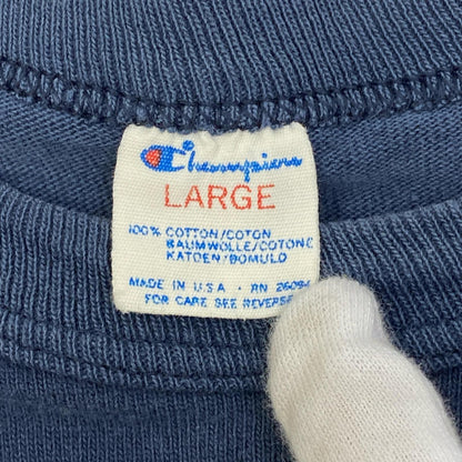 【中古】Champion | チャンピオン MICHIGAN 半袖Ｔシャツ ネイビー サイズ：L【加古川店】