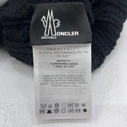 【中古】MONCLER | モンクレール ニットキャップ F20983B70001 0402A ブラック【加古川店】
