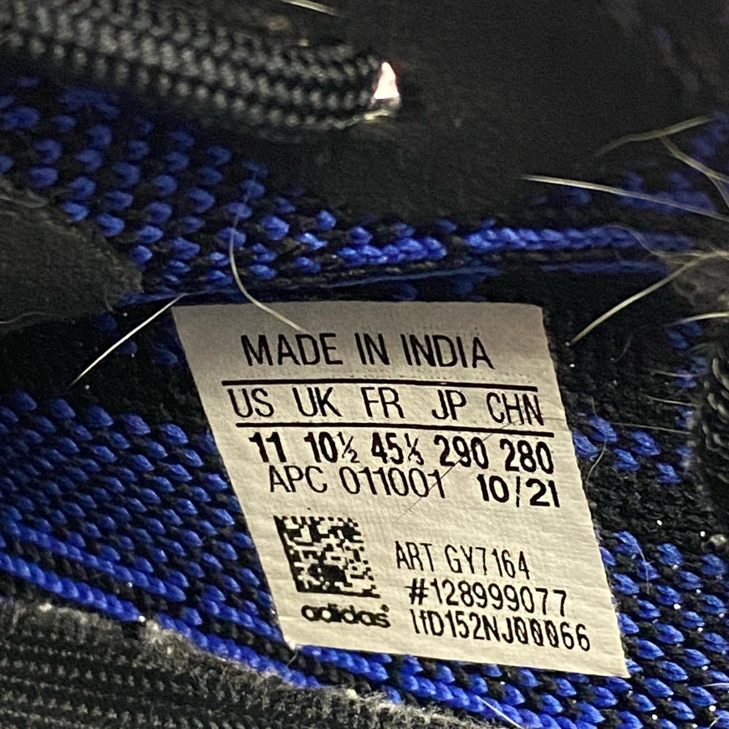 【中古】adidas | アディダス YEEZY Boost 350V2 'Dazzling Blue' スニーカー gy7164 ブラック【加古川店】
