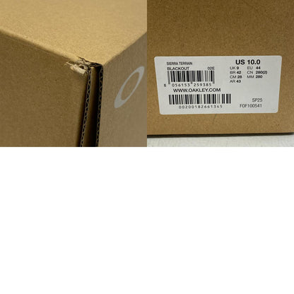 【中古】OAKLEY | オークリー Sierra Terrain スニーカー F0F100541 ブラック【加古川店】