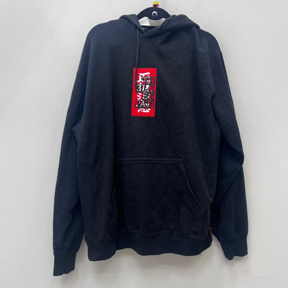【中古】BlackEyePatch | ブラックアイパッチ 取扱注意 パーカー ブラック サイズ：L【加古川店】