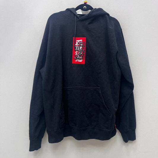 【中古】BlackEyePatch | ブラックアイパッチ 取扱注意 パーカー ブラック サイズ：L【加古川店】