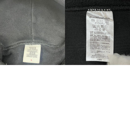 【中古】BlackEyePatch | ブラックアイパッチ 取扱注意 パーカー ブラック サイズ：L【加古川店】